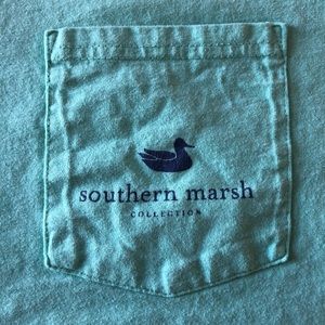 Teal Southern Marsh Fly Fishing T-Shirt